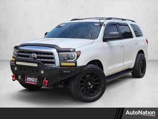 Super White 2015 Toyota Sequoia SR5