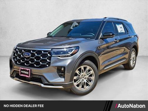 Carbonized Gray Metallic 2026 Ford Explorer Platinum