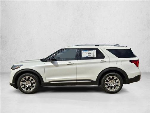Star White Metallic Tri-Coat 2026 Ford Explorer Platinum