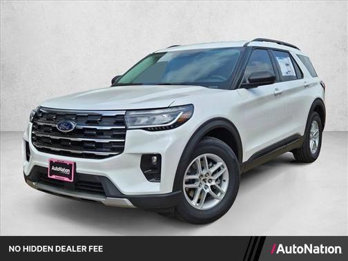 Star White Metallic Tri-Coat 2026 Ford Explorer Active w/200A Pkg
