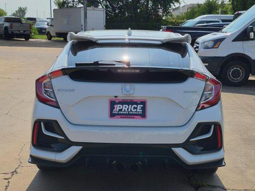 Platinum White Pea 2021 Honda Civic Sport