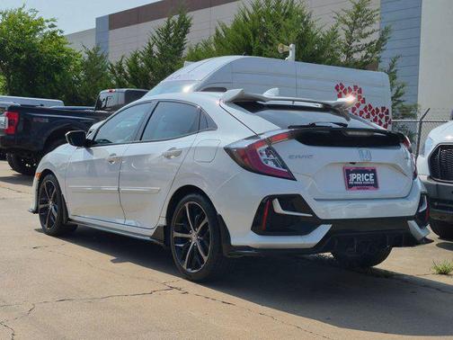 Platinum White Pea 2021 Honda Civic Sport