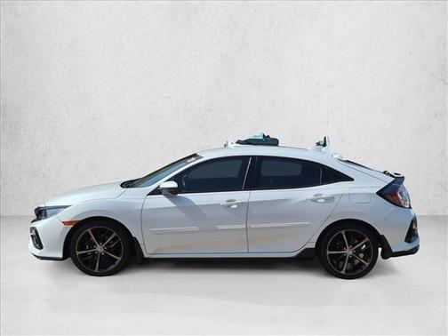 Platinum White Pea 2021 Honda Civic Sport
