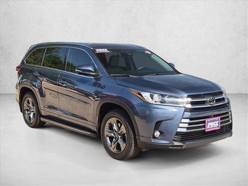 Shoreline Blue Pearl 2017 Toyota Highlander Limited Platinum