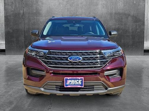 Jewel Red Metallic Tinted Clearcoat 2023 Ford Explorer XLT