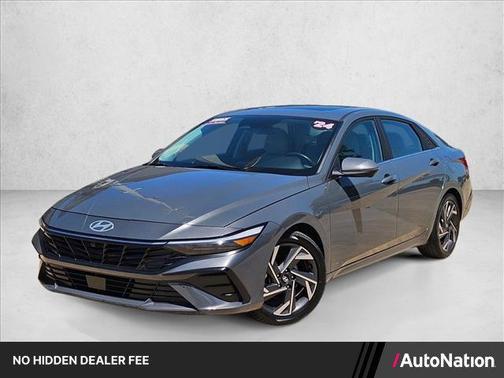 Ecotronic Gray 2024 Hyundai ELANTRA Limited