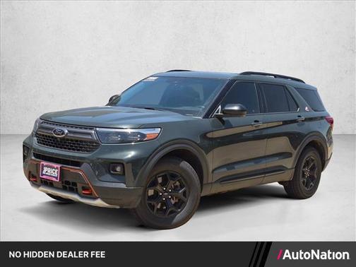 Forged Green Metallic 2023 Ford Explorer Timberline