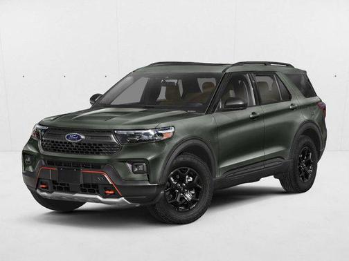 Forged Green Metallic 2023 Ford Explorer Timberline