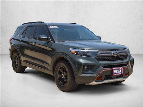 Forged Green Metallic 2023 Ford Explorer Timberline