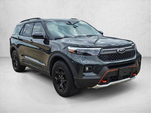 Forged Green Metallic 2023 Ford Explorer Timberline