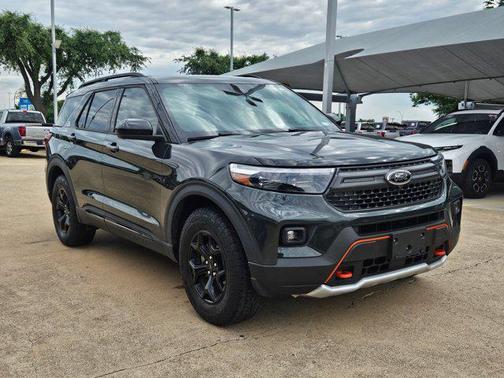 Forged Green Metallic 2023 Ford Explorer Timberline