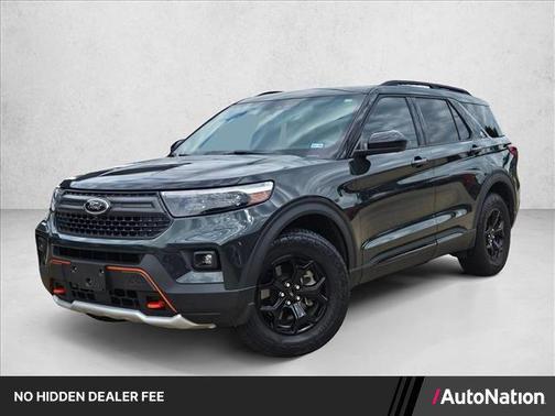 Forged Green Metallic 2023 Ford Explorer Timberline