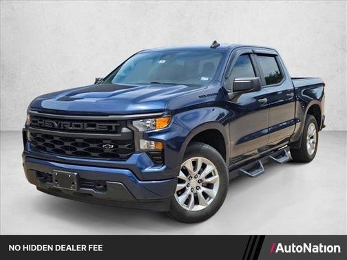 Northsky Blue Metallic 2022 Chevrolet Silverado 1500 Custom