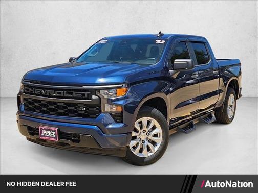Northsky Blue Metallic 2022 Chevrolet Silverado 1500 Custom