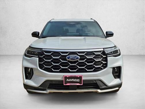 Space White Metallic 2026 Ford Explorer Platinum