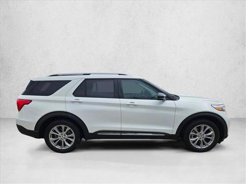 Star White Metallic Tri-Coat 2021 Ford Explorer Limited