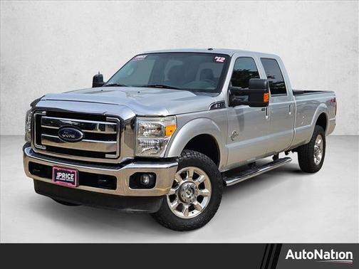 Ingot Silver Metallic 2012 Ford F-350 Lariat