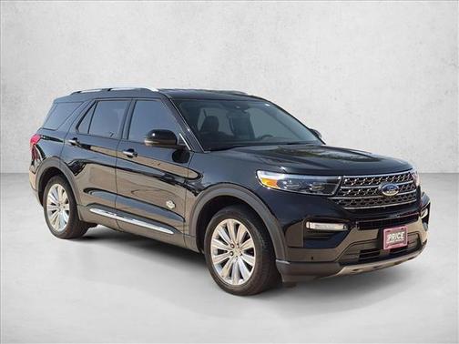 Agate Black Metallic 2021 Ford Explorer King Ranch