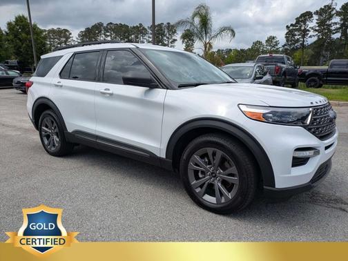 OXFORD WHITE 2021 Ford Explorer XLT