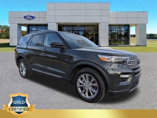 FORGED GREEN METALLIC 2023 Ford Explorer LIMITED