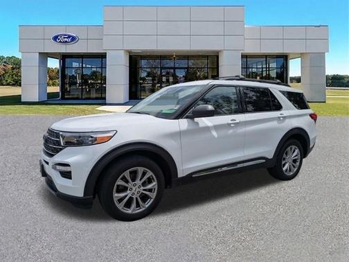 OXFORD WHITE 2020 Ford Explorer XLT