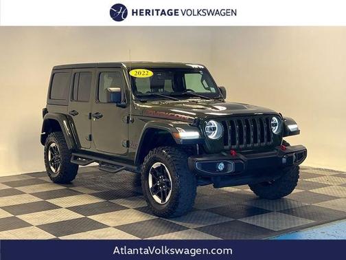 Green 2022 Jeep Wrangler Unlimited Rubicon