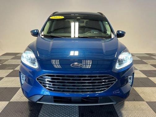 Blue 2022 Ford Escape Titanium