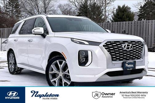 Hyper White 2021 Hyundai PALISADE Limited
