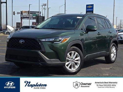 Green 2024 Toyota Corolla Cross LE