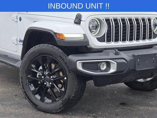 Bright White Clearcoat 2025 Jeep Wrangler 4xe Sahara