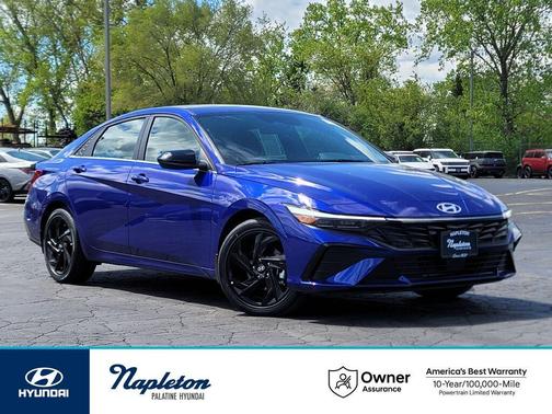 Intense Blue 2026 Hyundai ELANTRA SEL SPORT PREMIUM
