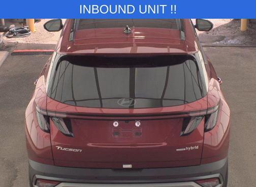 Red 2025 Hyundai TUCSON Hybrid Limited