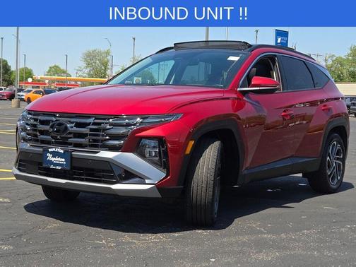 Red 2025 Hyundai TUCSON Hybrid Limited