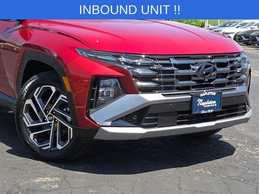 Red 2025 Hyundai TUCSON Hybrid Limited