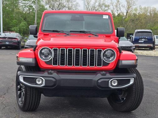 Firecracker Red Clearcoat 2025 Jeep Wrangler 4xe Sahara