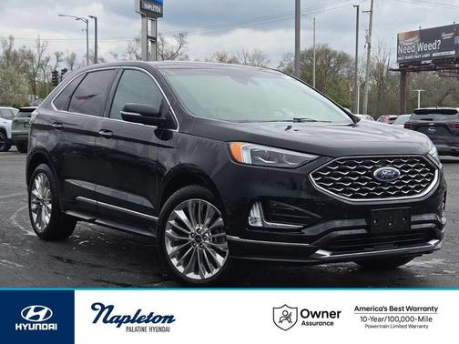 Black 2020 Ford Edge Titanium