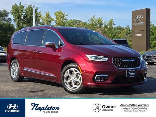 Velvet Red Pearlcoat 2021 Chrysler Pacifica Hybrid Limited