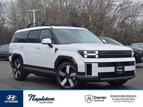 White 2026 Hyundai SANTA FE HEV Limited