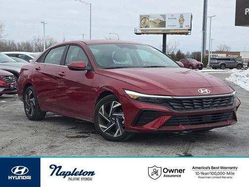 Red 2025 Hyundai ELANTRA Limited