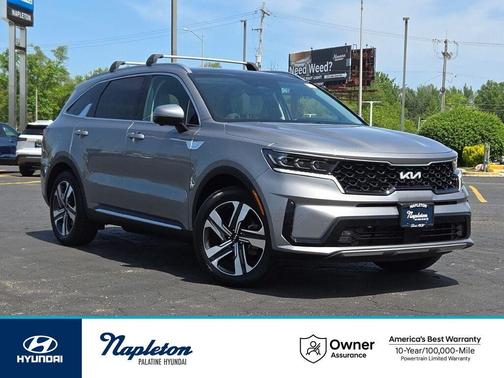 Steel Gray 2023 Kia Sorento Hybrid SX Prestige