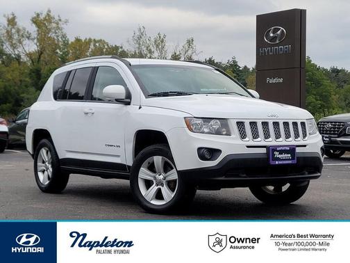 Bright White Clearcoat 2016 Jeep Compass Latitude