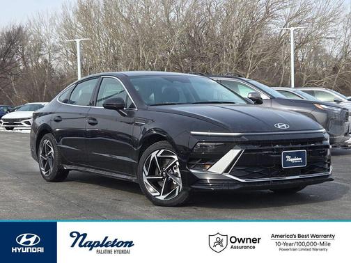 Black 2026 Hyundai SONATA SEL Sport