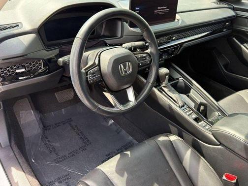 Platinum White Pearl 2023 Honda Accord Hybrid Touring
