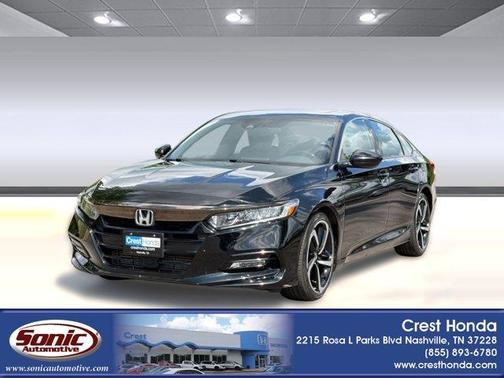 Black 2020 Honda Accord Sport 2.0T