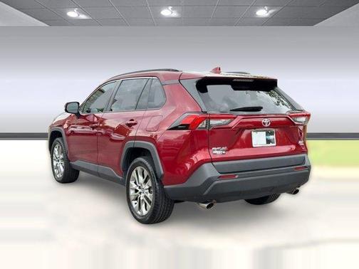 Red 2021 Toyota RAV4 XLE Premium