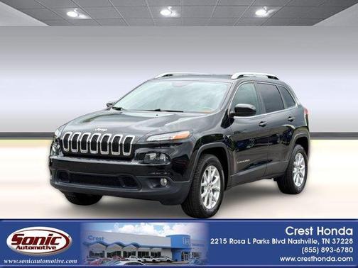 Brilliant Black Crystal Pearlcoat 2016 Jeep Cherokee Latitude