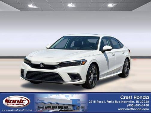 White 2023 Honda Civic Touring