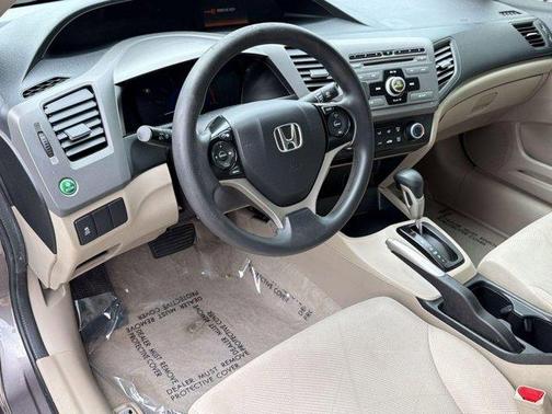 Gray 2012 Honda Civic LX