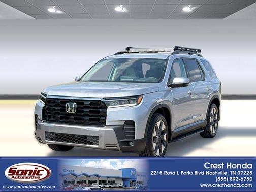 Solar Silver Metallic 2026 Honda Pilot Elite