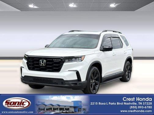 White 2025 Honda Pilot Black Edition